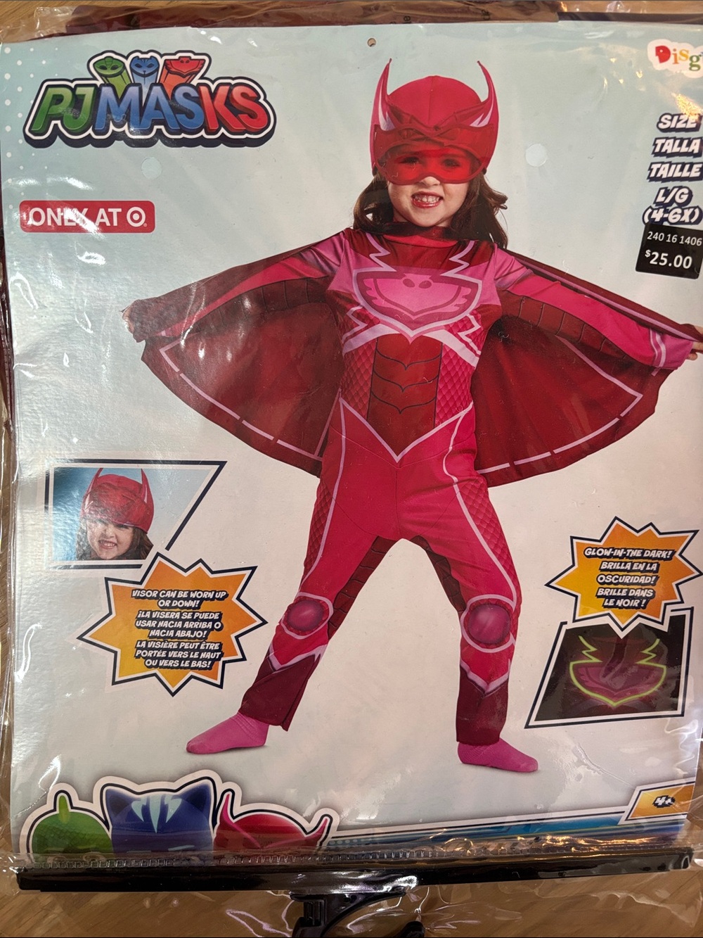 Disguise PJ Masks Owlette Girls Costume
